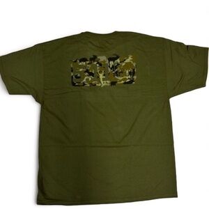 5.11 + Tactical Army Green Men’s Short Sleeve T Shirt W/ Camo Size XXL NWT
